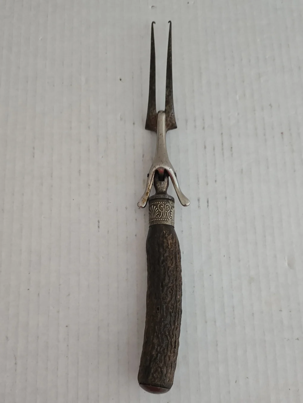 Vintage Horn/Antler Meat Carving Fork